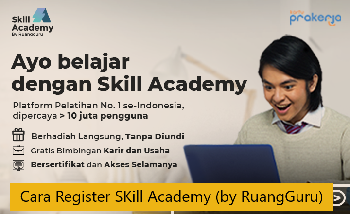 Cara Register SKill Academy